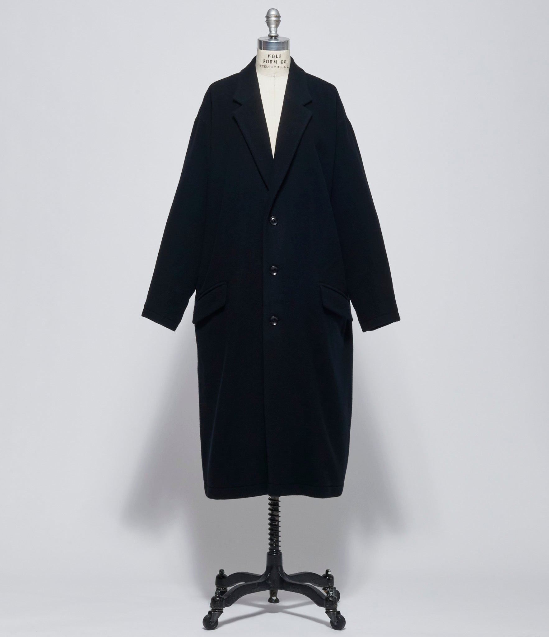 Y's O-3 Button Tailored Coat