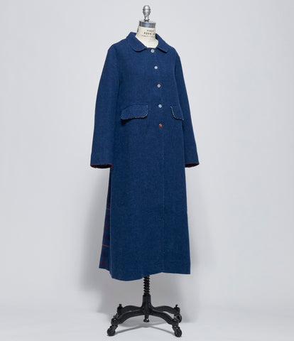 Pero Womens Blue Coat