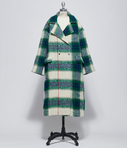 Pero Womens Plaid Coat