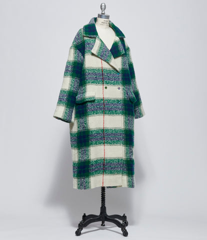 Pero Womens Plaid Coat