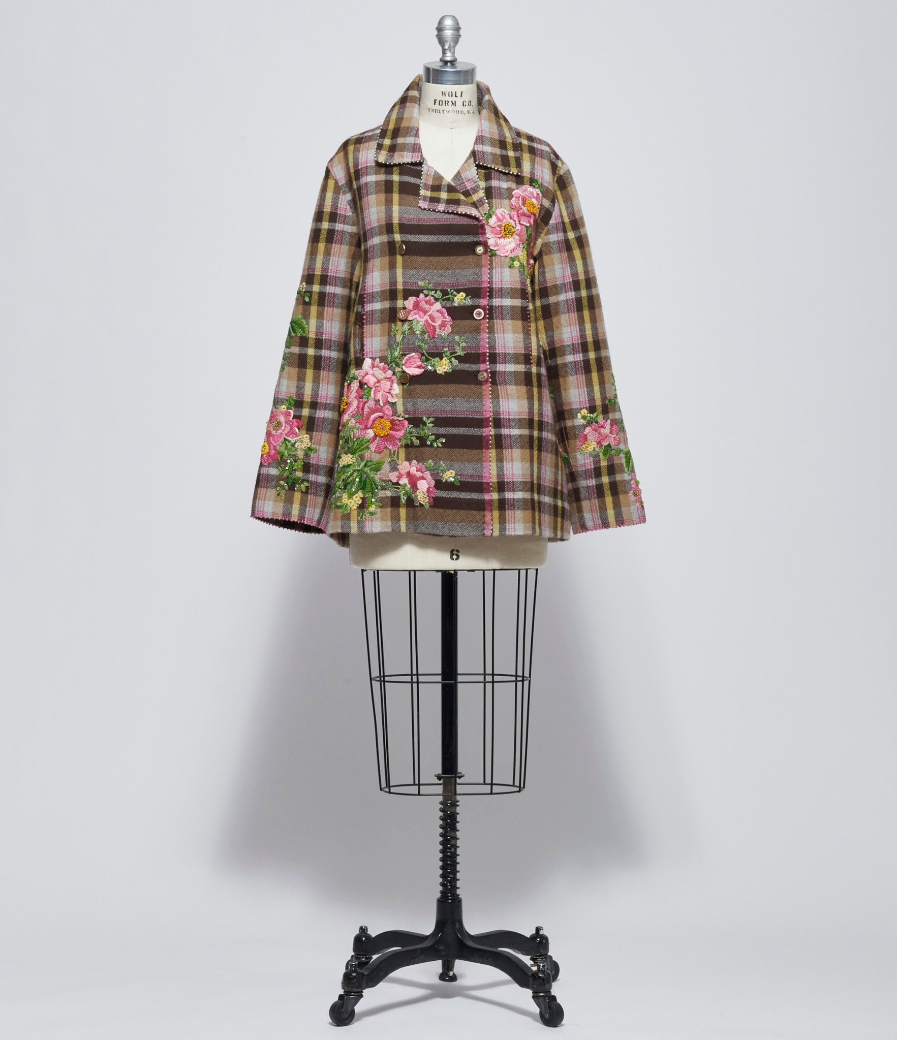 Pero Womens Reversible Beaded Jacket