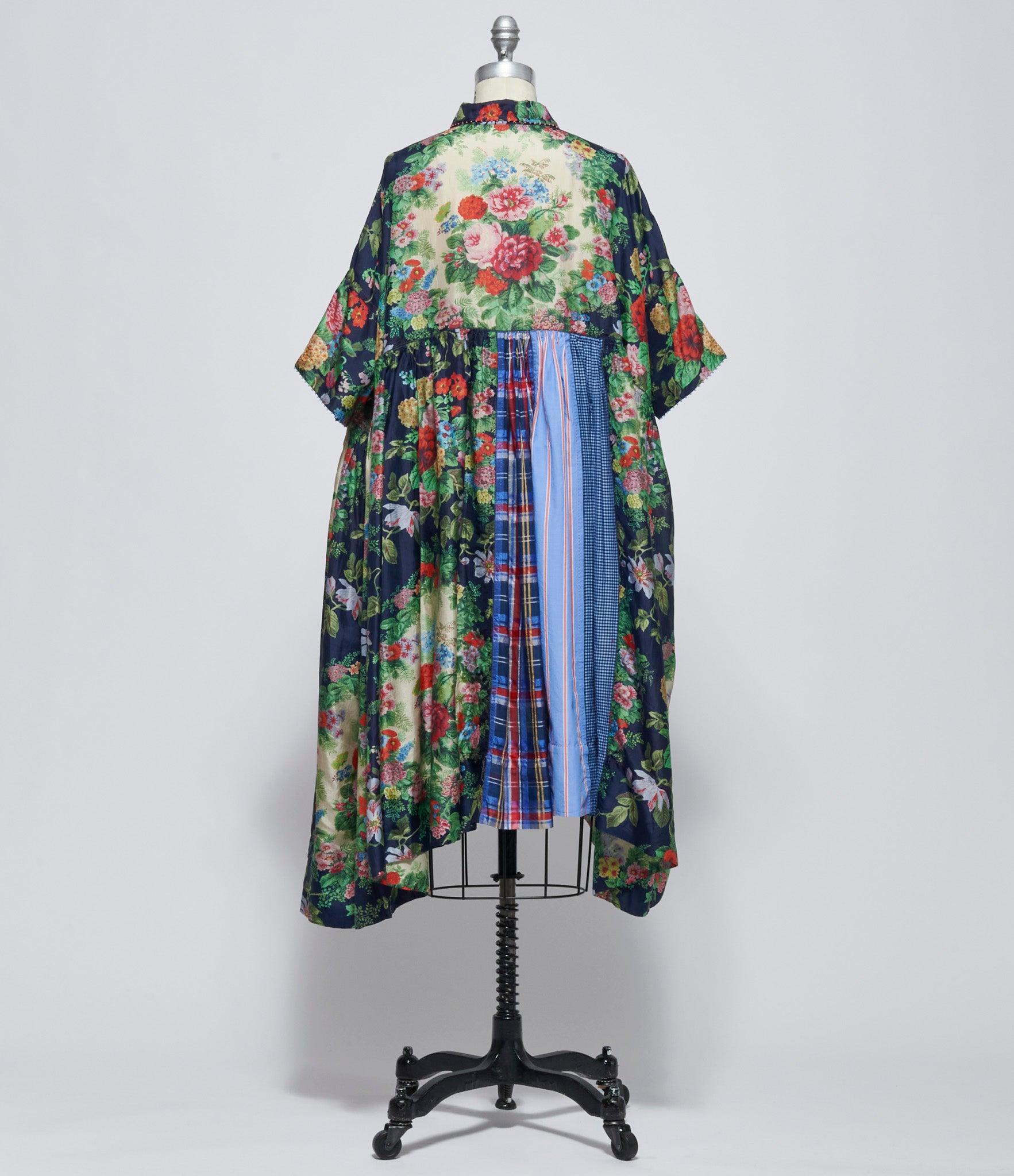 Pero Womens Blue Floral Dress