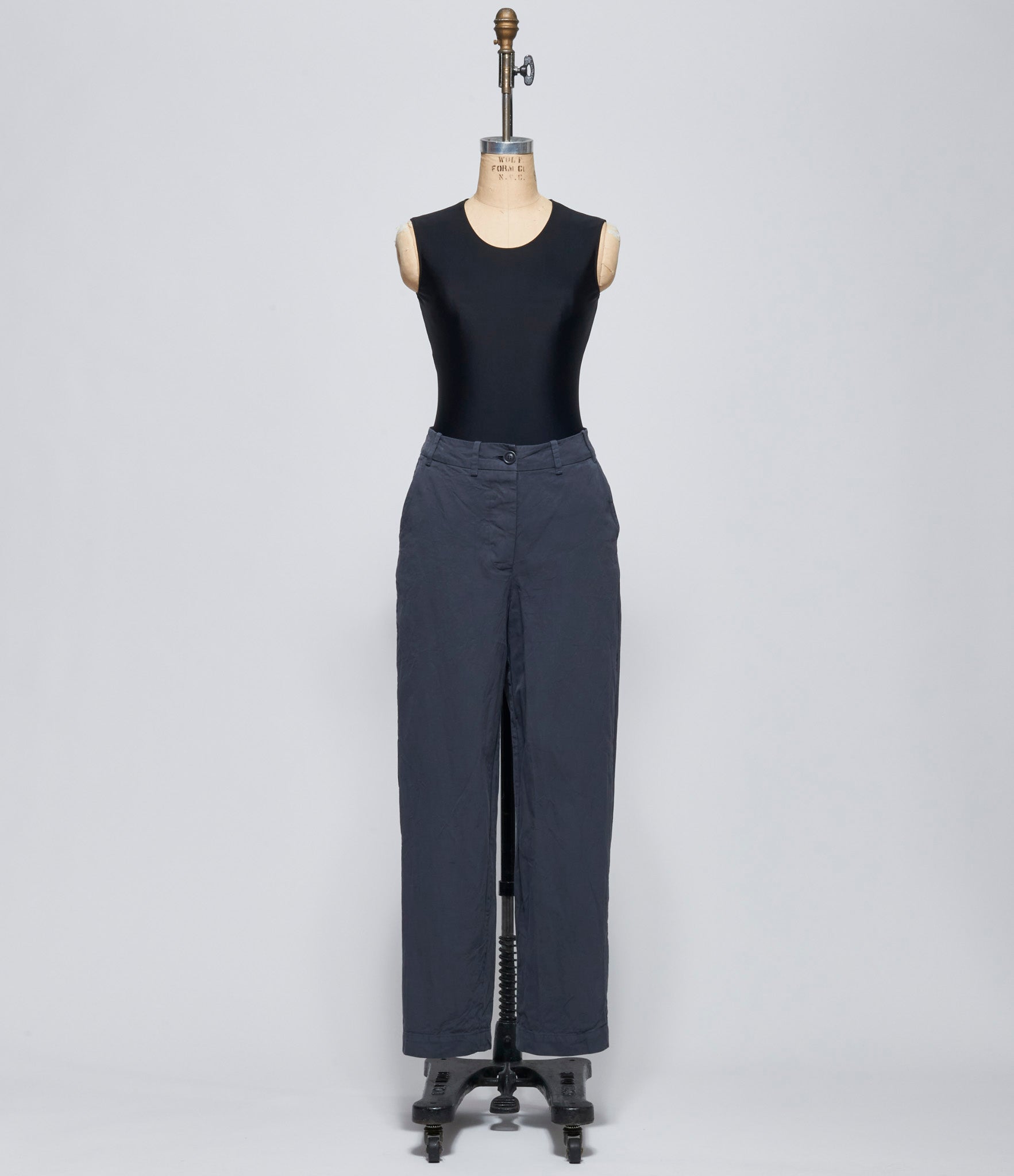 Casey Casey Womens Bee Double Cotton Blue Skull Pants