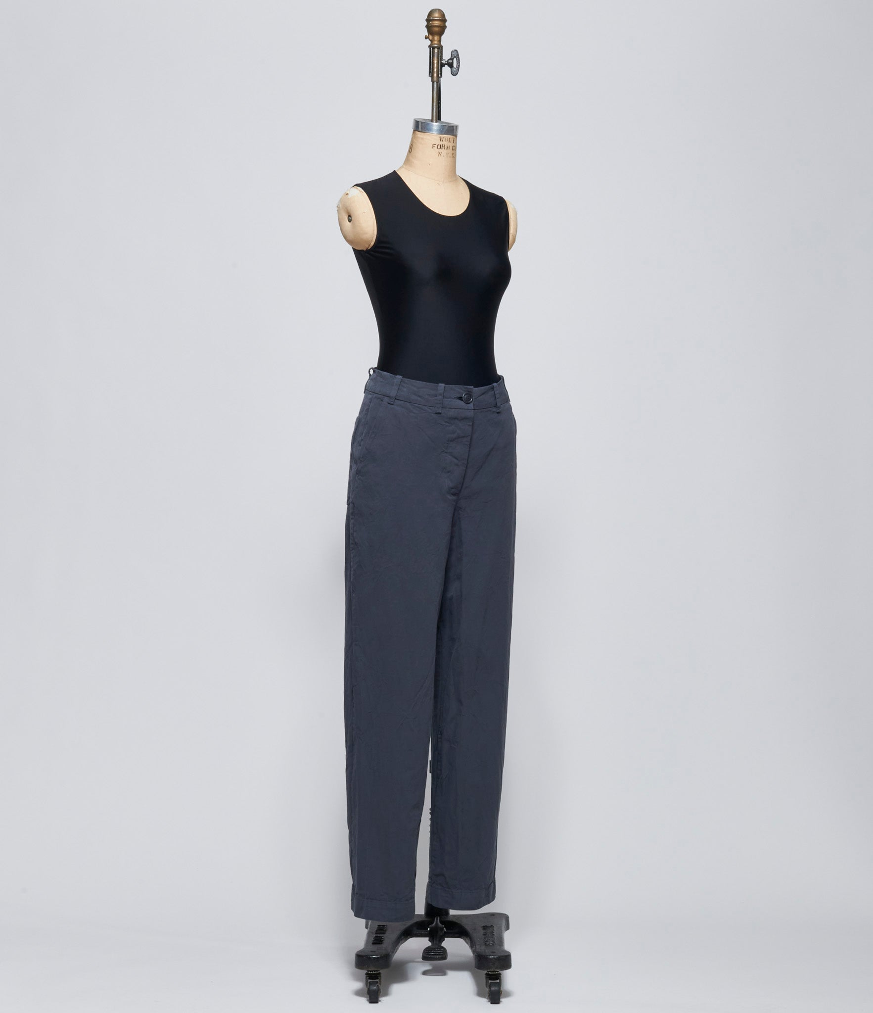 Casey Casey Womens Bee Double Cotton Blue Skull Pants