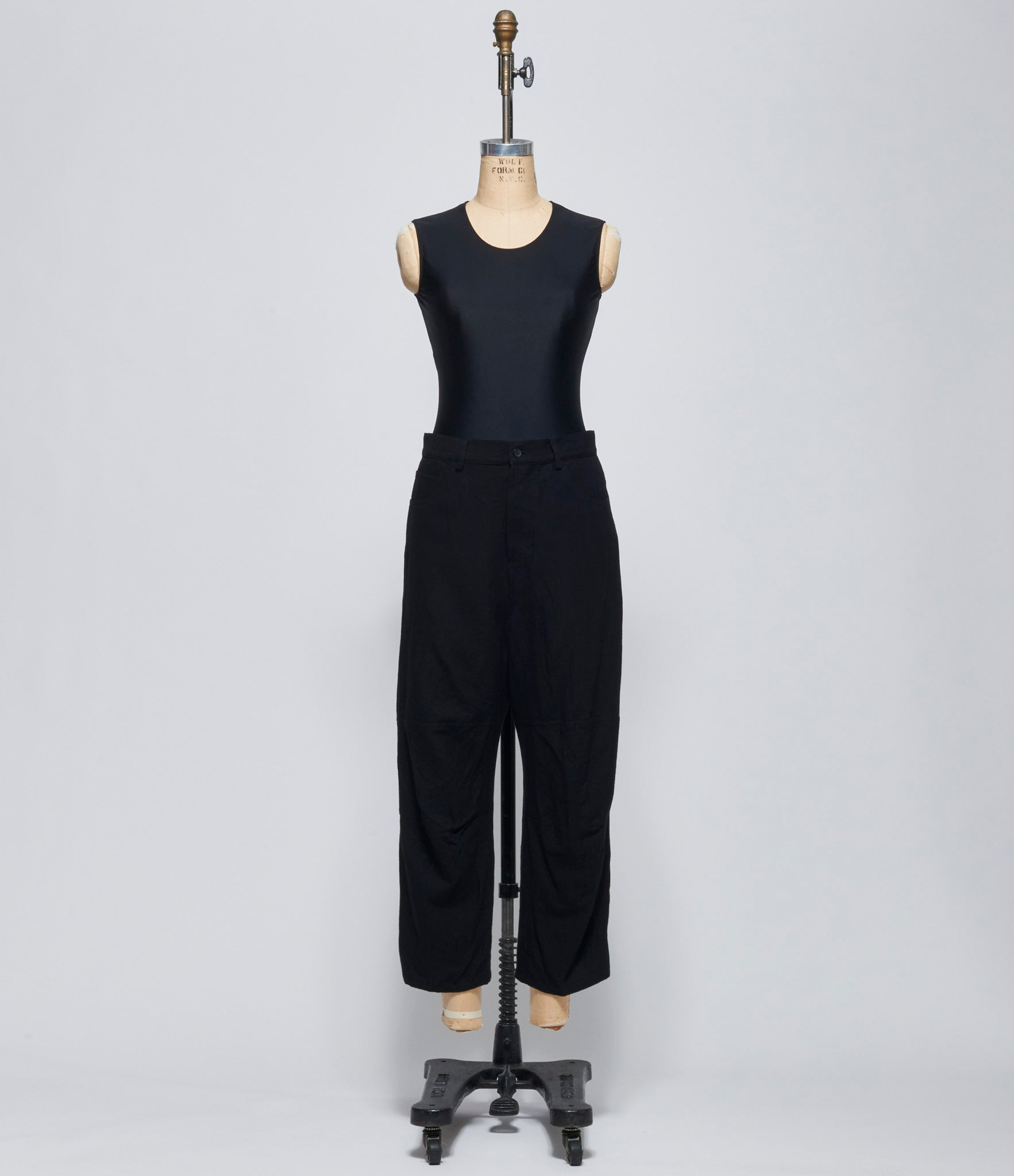 Forme D'Expression Womens Black Skewed 5 Pocket Pants