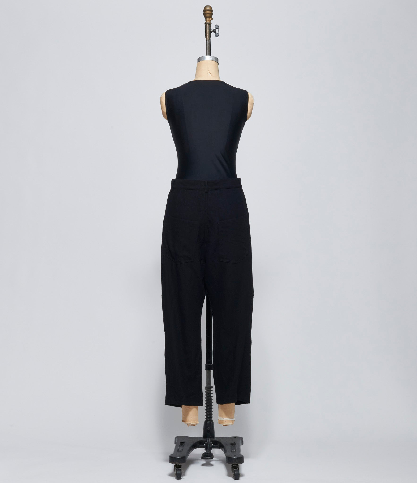 Forme D'Expression Womens Black Skewed 5 Pocket Pants