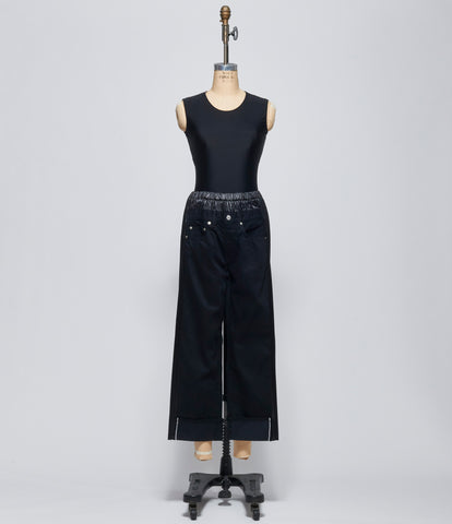 Junya Watanabe Womens Pleated Denim Pants