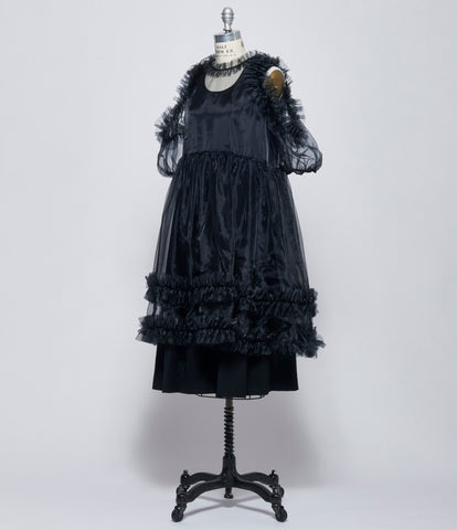 Noir Kei Ninomiya Comme Des Garcons Womens Overlay Dress