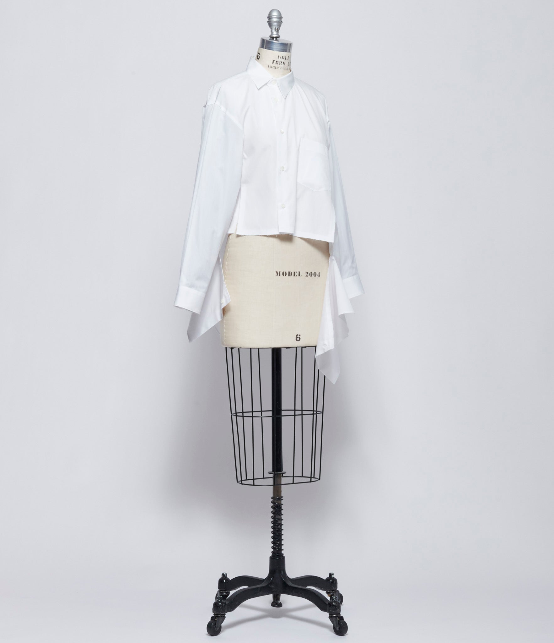 Comme Des Garcons Womens Asymmetric Cut Out Shirt