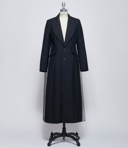 Quetsche Women Back Lace Coat