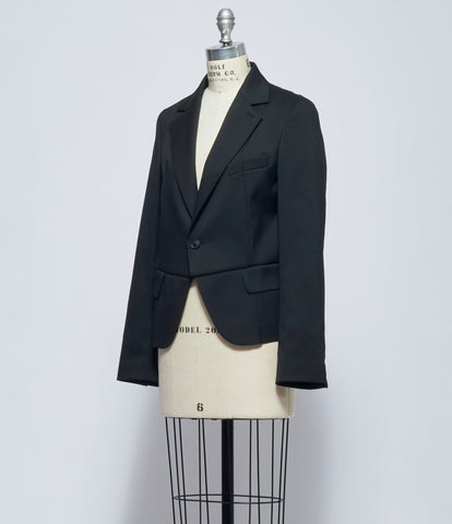 MM6 Maison Margiela Womens Adjusted Fold Over Blazer