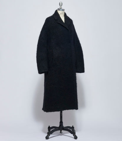 Boboutic Womens Bob's Fur Double Breast Fur Coat