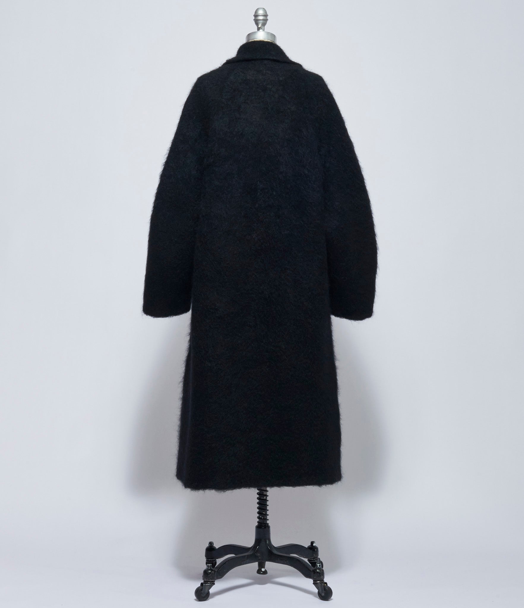 Boboutic Womens Bob's Fur Double Breast Fur Coat