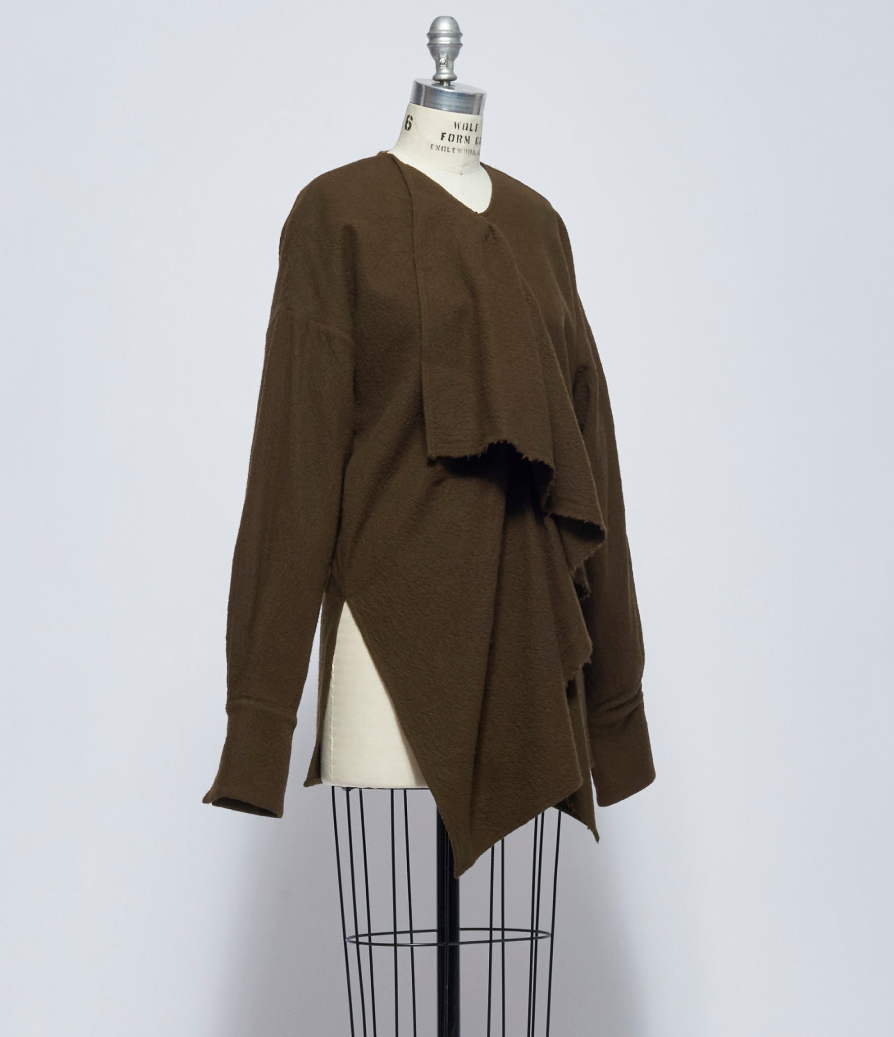 Uma Wang Womens Brown Tumble Top