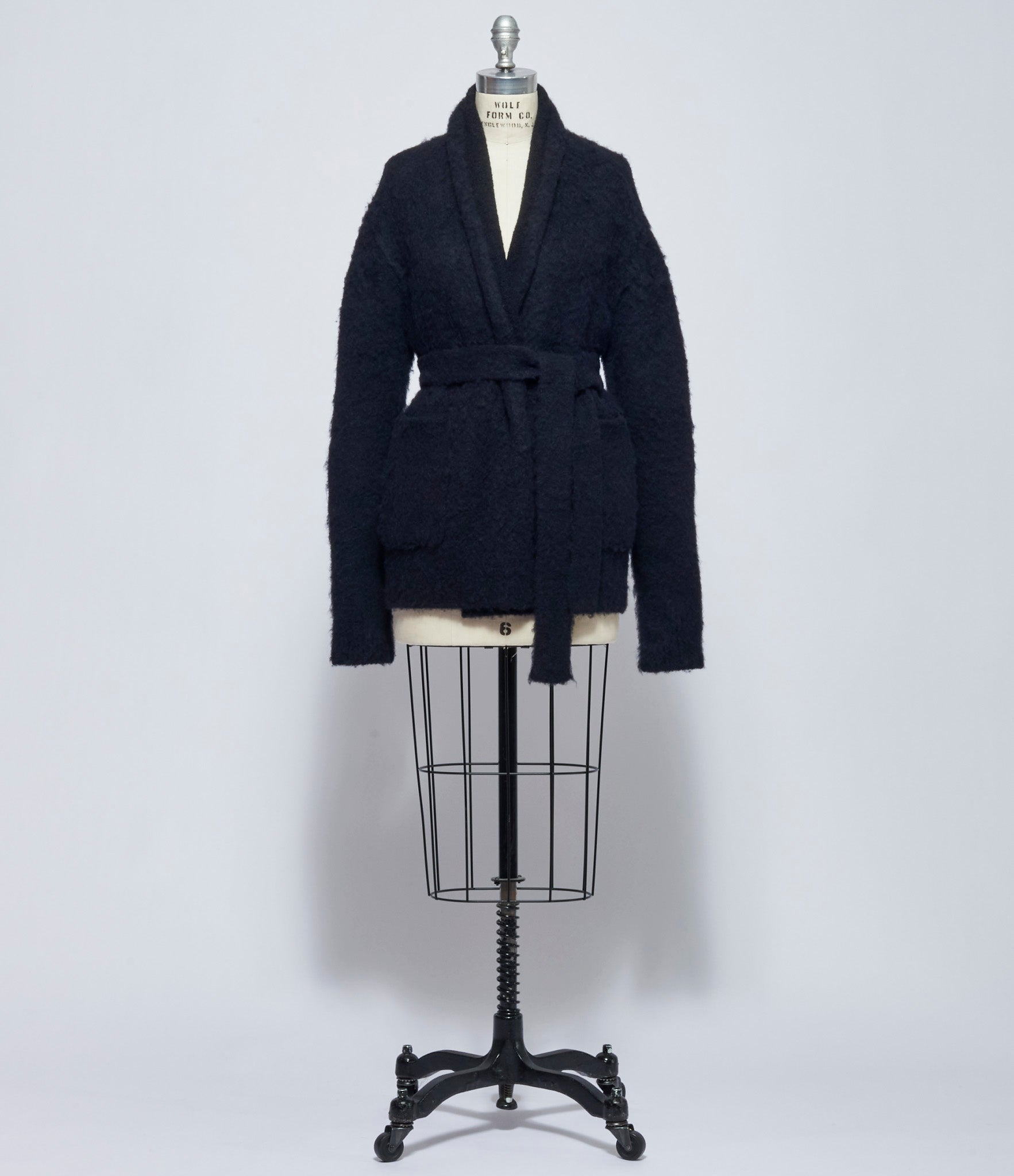 Uma Wang Womens Black Over Cardigan