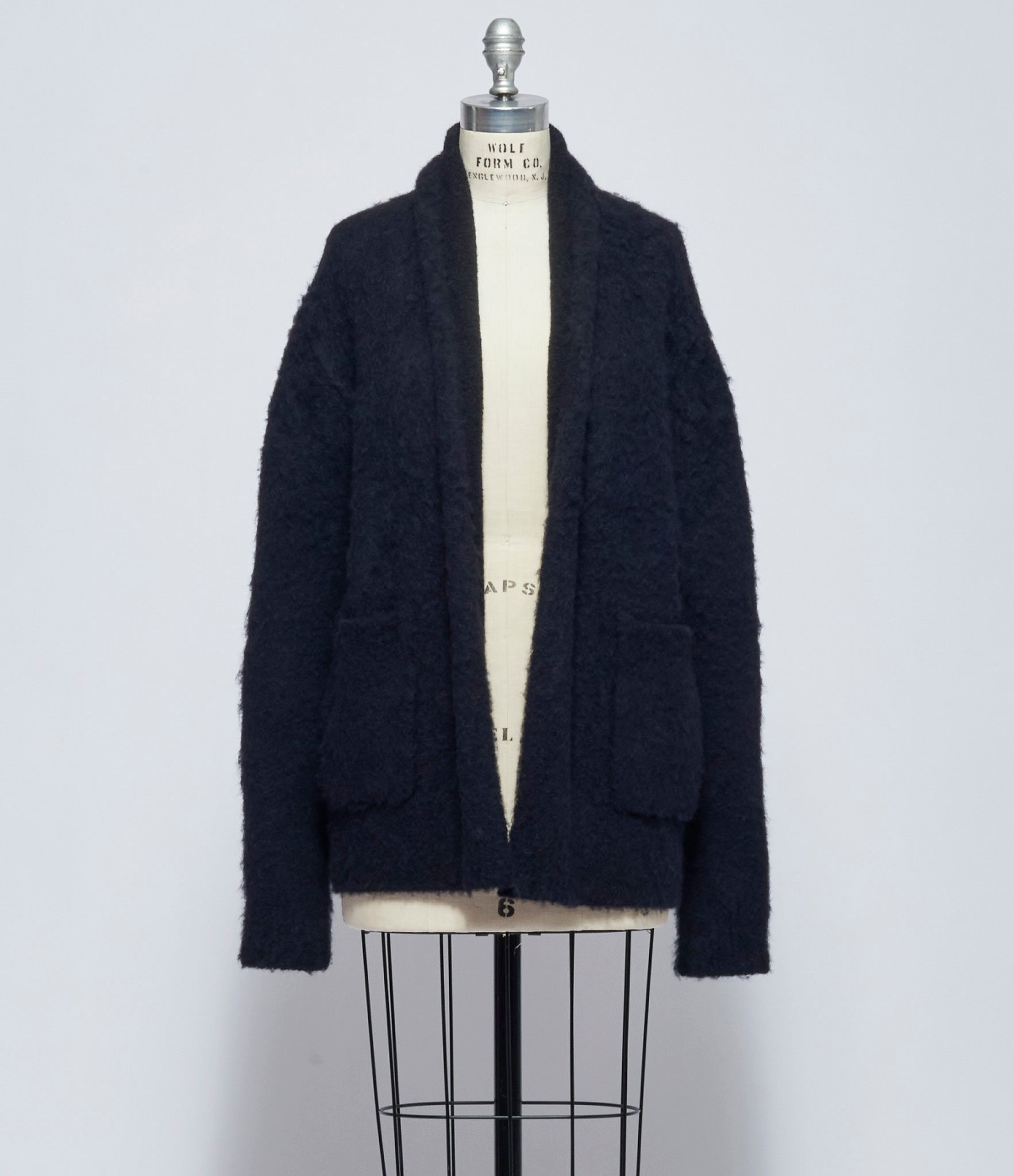 Uma Wang Womens Black Over Cardigan