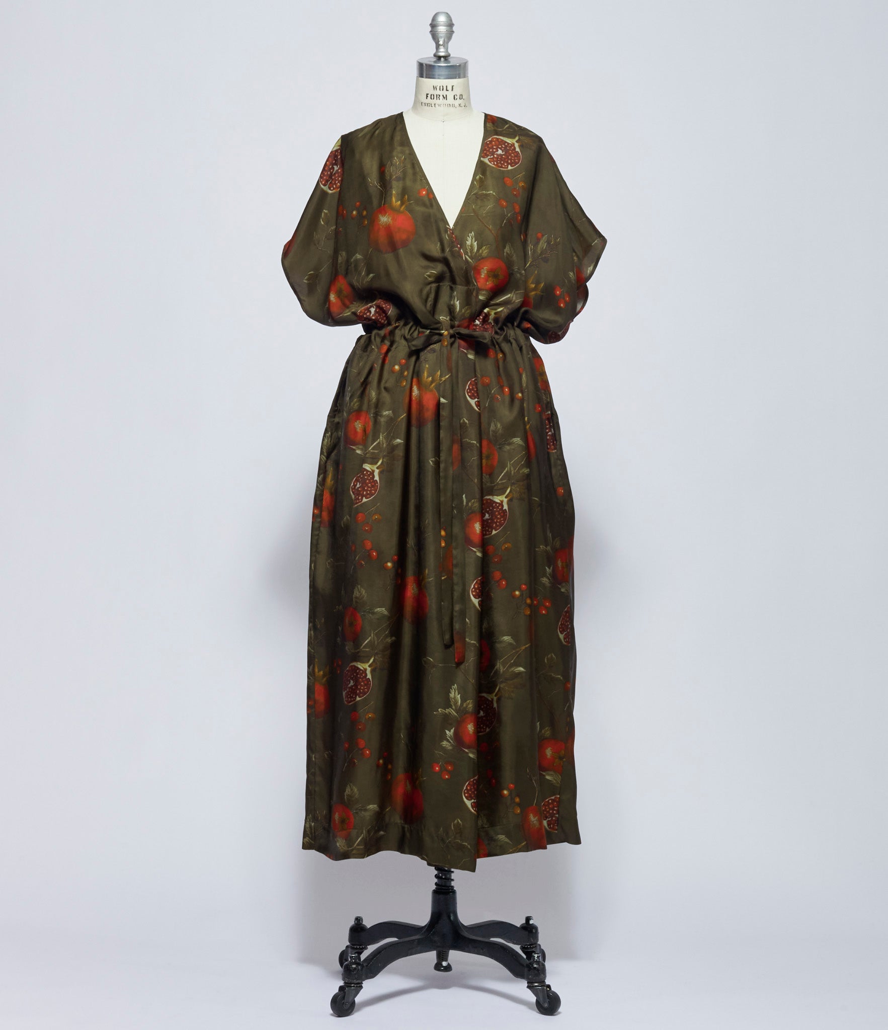 Uma Wang Womens Brown & Red Acre Dress