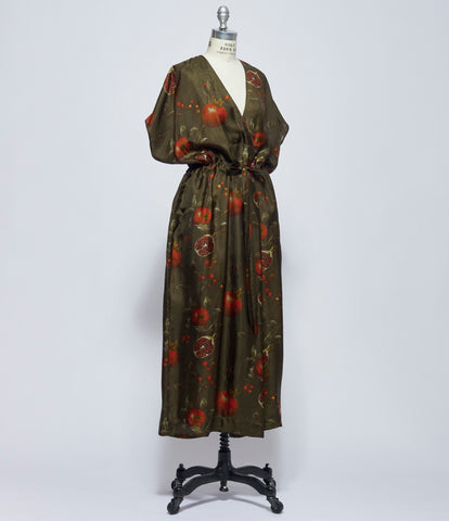 Uma Wang Womens Brown & Red Acre Dress
