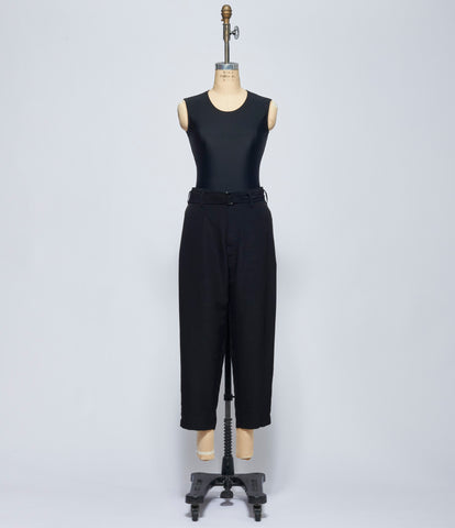 Yohji Yamamoto Womens Belted Basic Pants