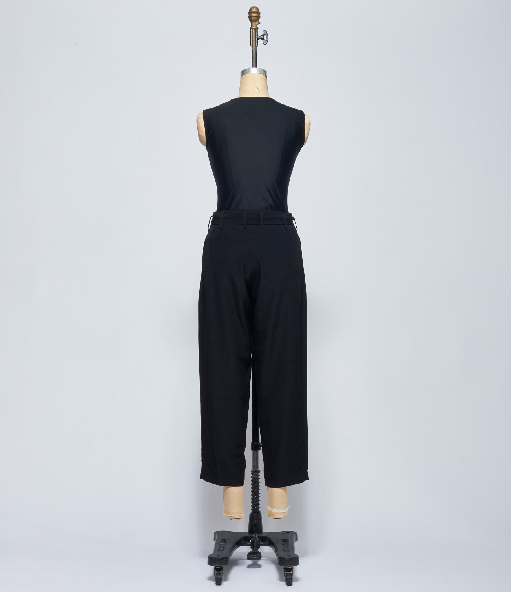 Yohji Yamamoto Womens Belted Basic Pants