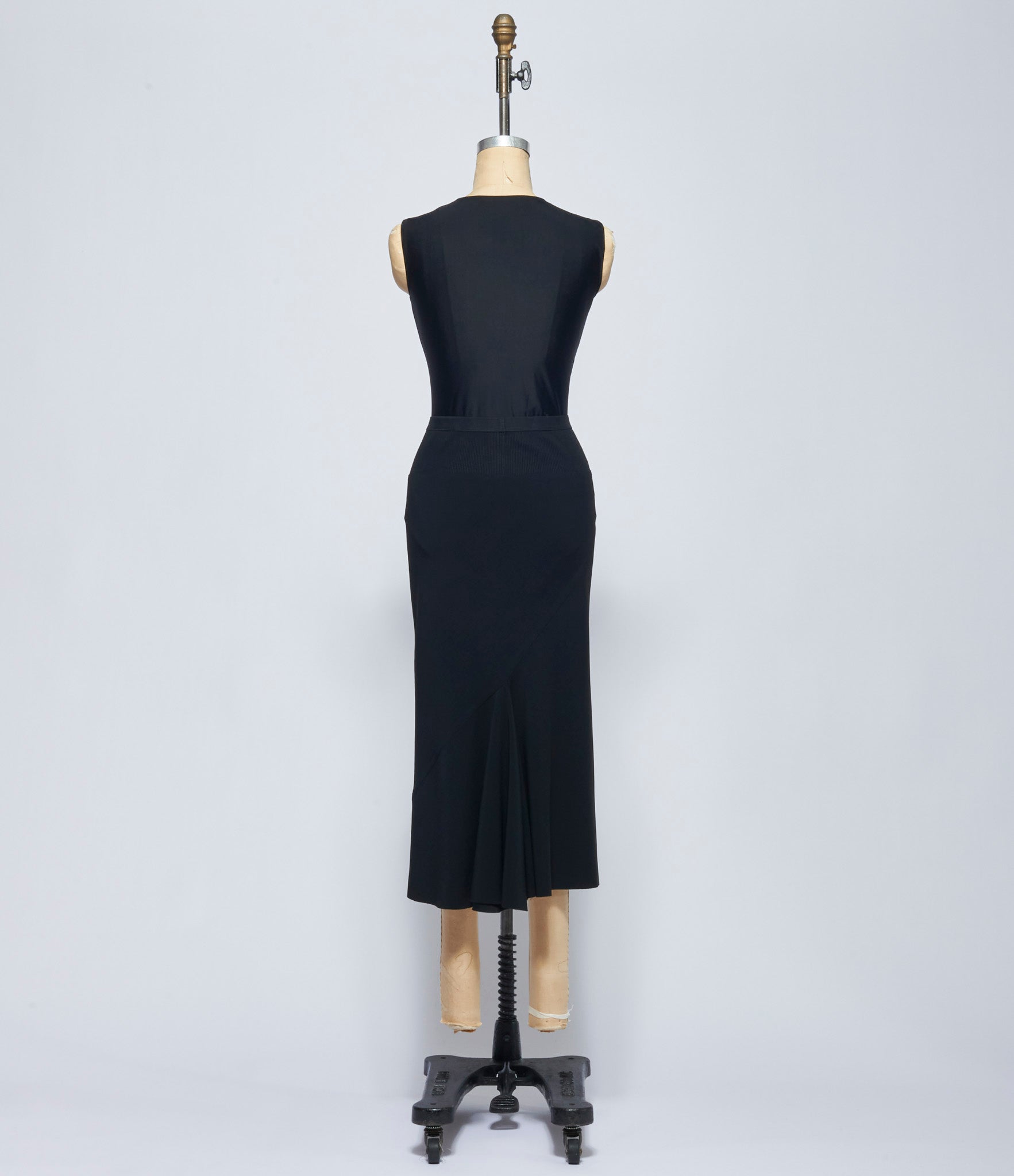 Rick Owens Womens Gonna Knee Bias Skirt