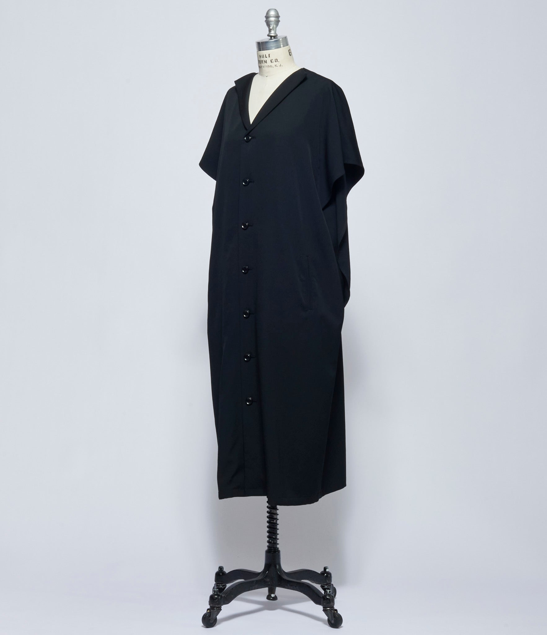 Y's Womens Y-Flare Sleeve Front Open Dress