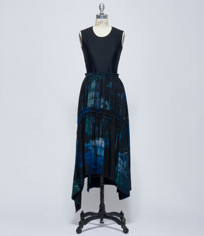 Y's Womens KA Shirring Skirt