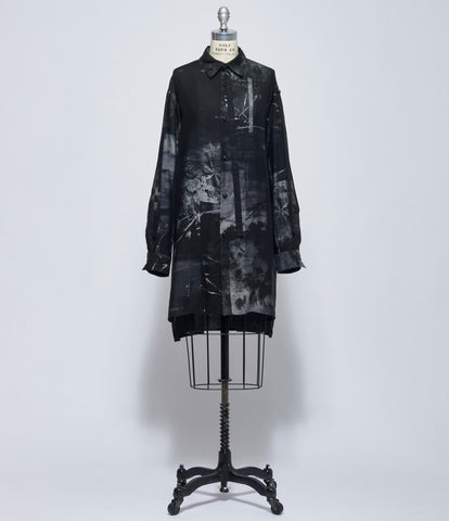 Y's Womens I-Collar Sleeve Tab