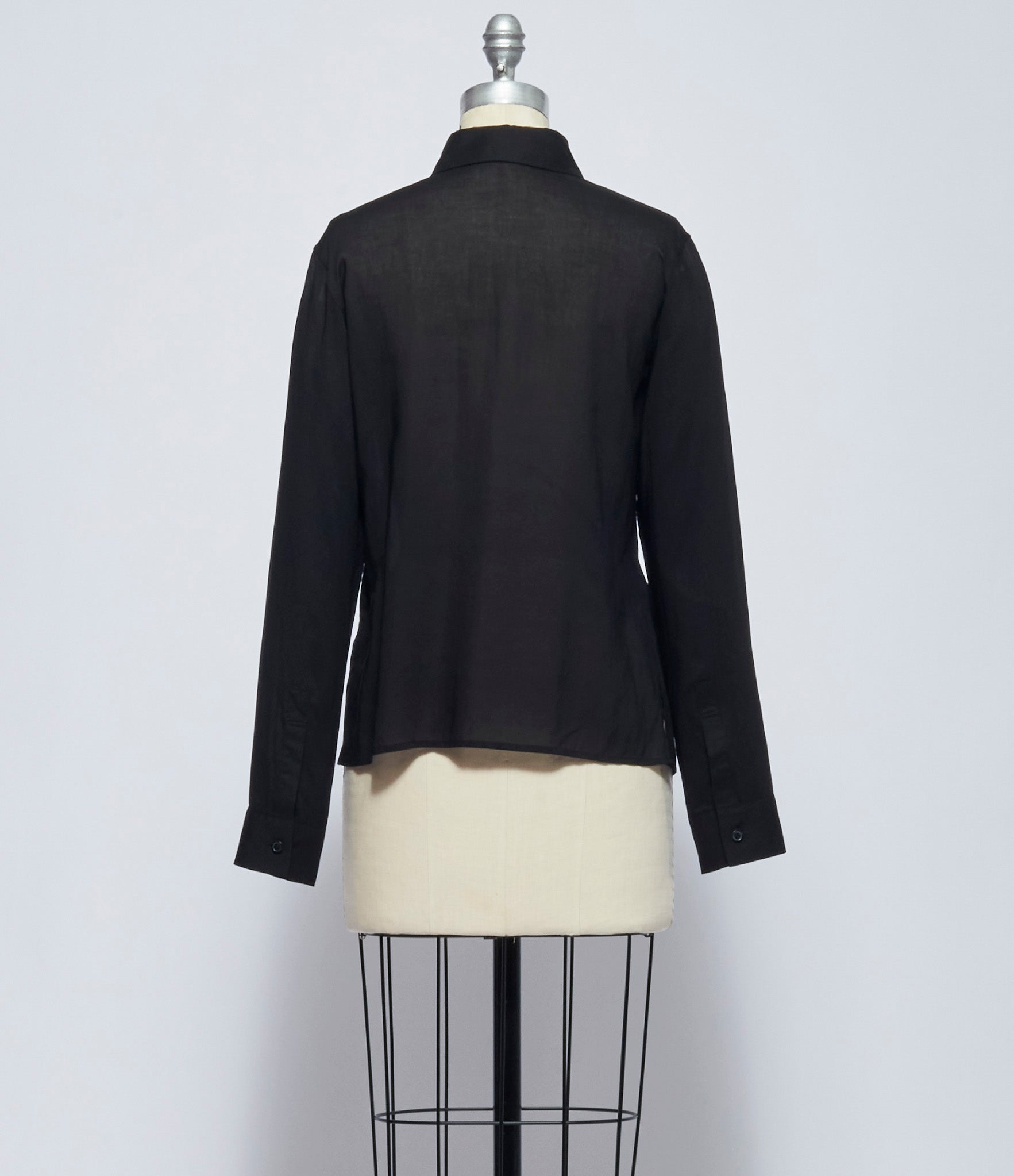 Yohji Yamamoto Womens R Front Pintuck Blouse
