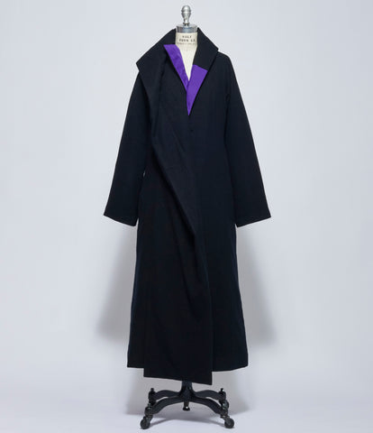 Yohji Yamamoto Womens Reversible Stole D Coat