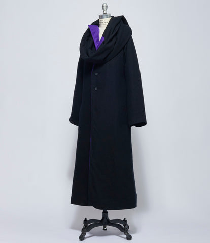 Yohji Yamamoto Womens Reversible Stole D Coat