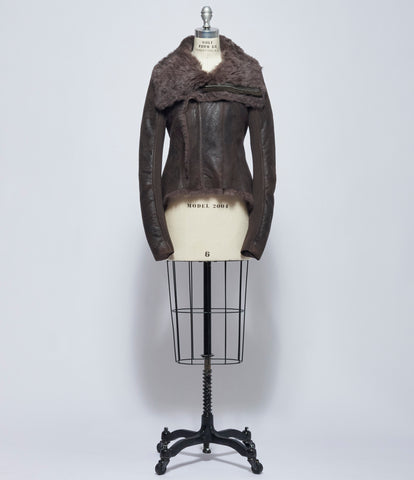 Rick Owens Womens Giacca in Montone Naska