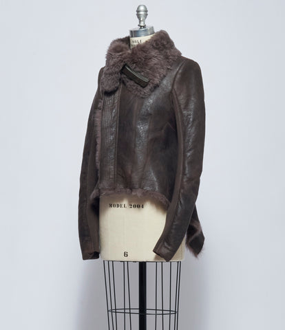 Rick Owens Womens Giacca in Montone Naska