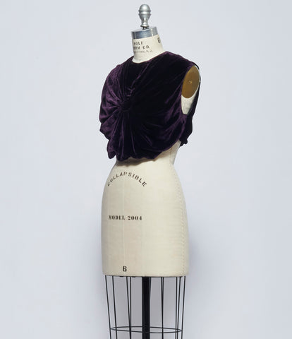 Julie Kegels Womens Aubergine Tilda Top