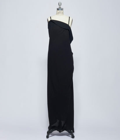 Marc Le Bihan Womens Noir Robe Tailleur Bretelle