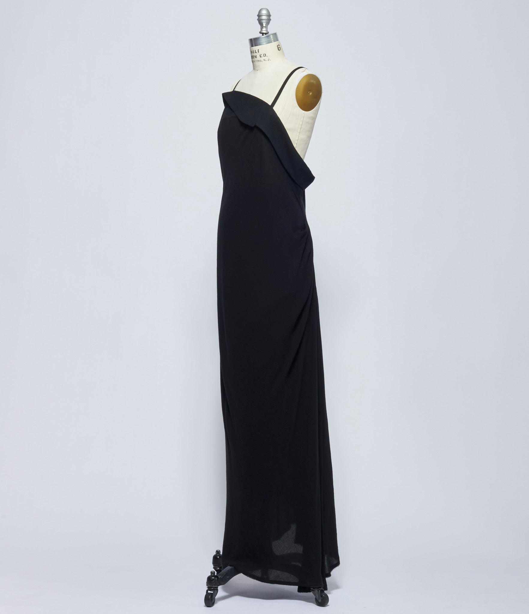 Marc Le Bihan Womens Noir Robe Tailleur Bretelle