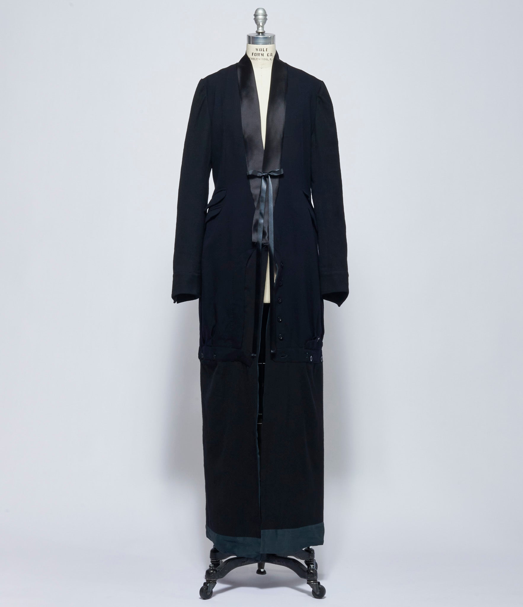 Marc Le Bihan Womens Noir Manteau Pantalon Smo
