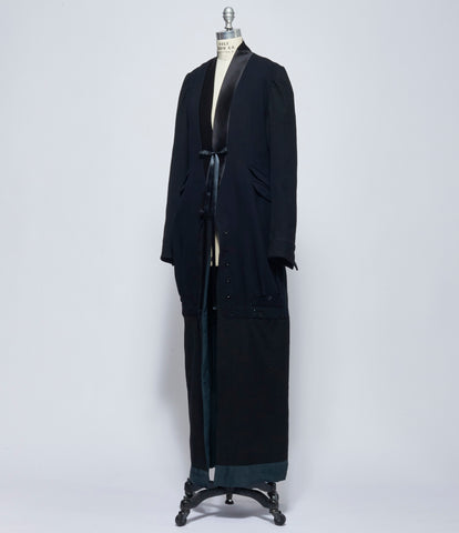 Marc Le Bihan Womens Noir Manteau Pantalon Smo