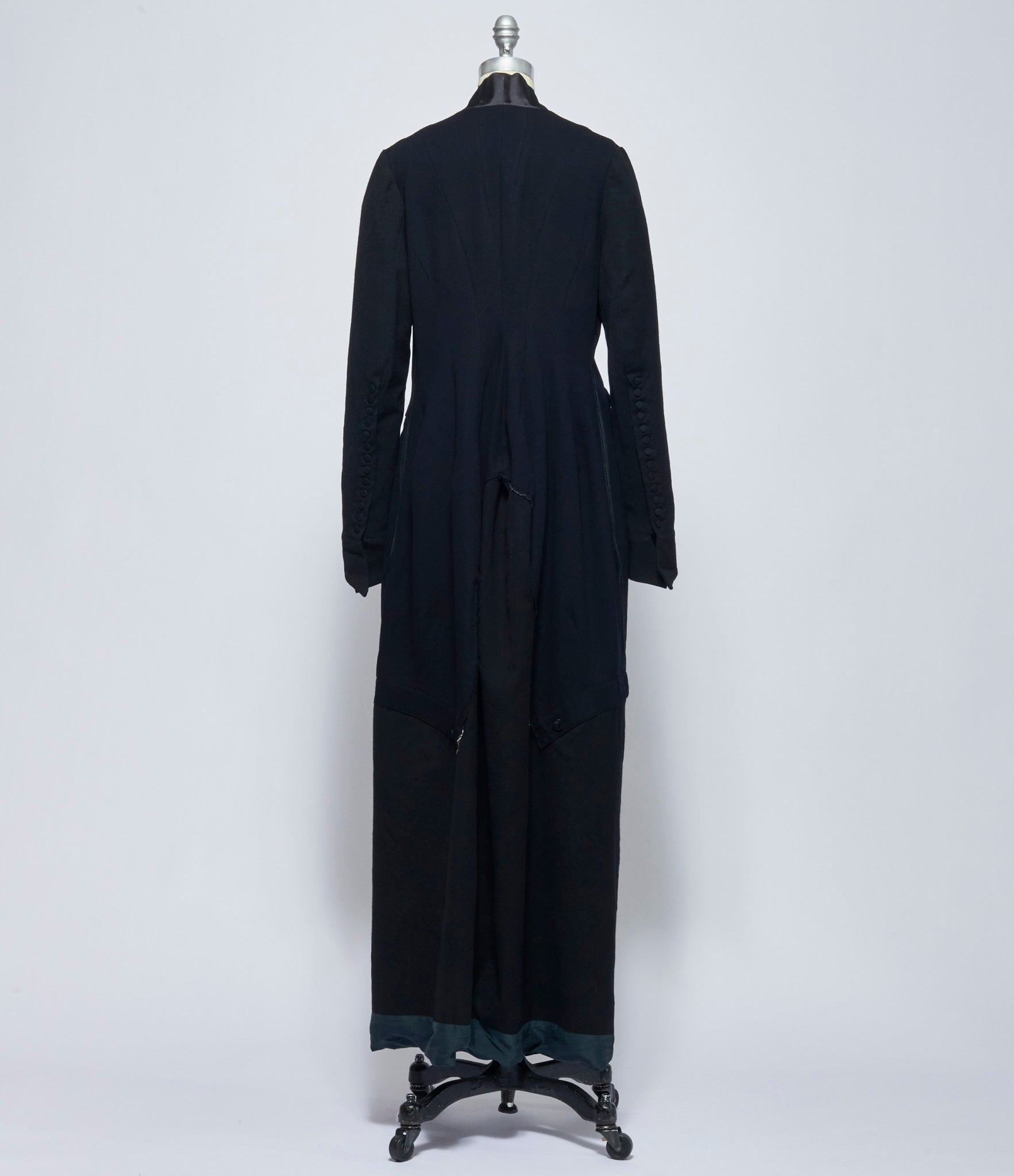 Marc Le Bihan Womens Noir Manteau Pantalon Smo