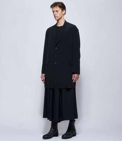 Yohji Yamamoto Mens Lapel Switch Jacket