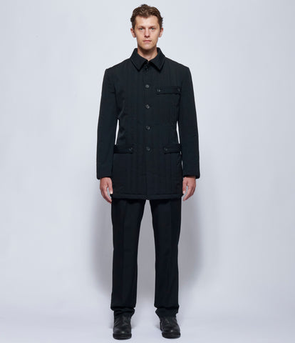 Yohji Yamamoto Mens Tab Detail Padded Jacket