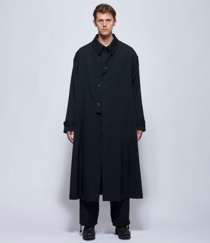 Yohji Yamamoto Mens Designed Sleeves Coat