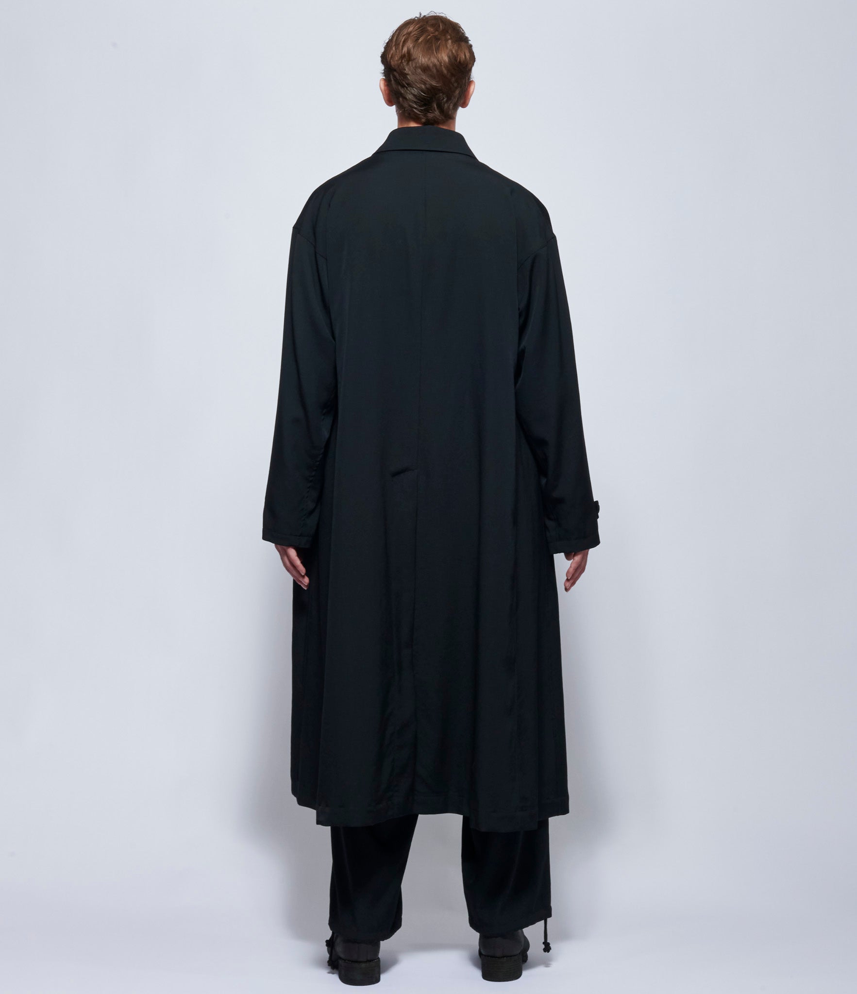 Yohji Yamamoto Mens Designed Sleeves Coat