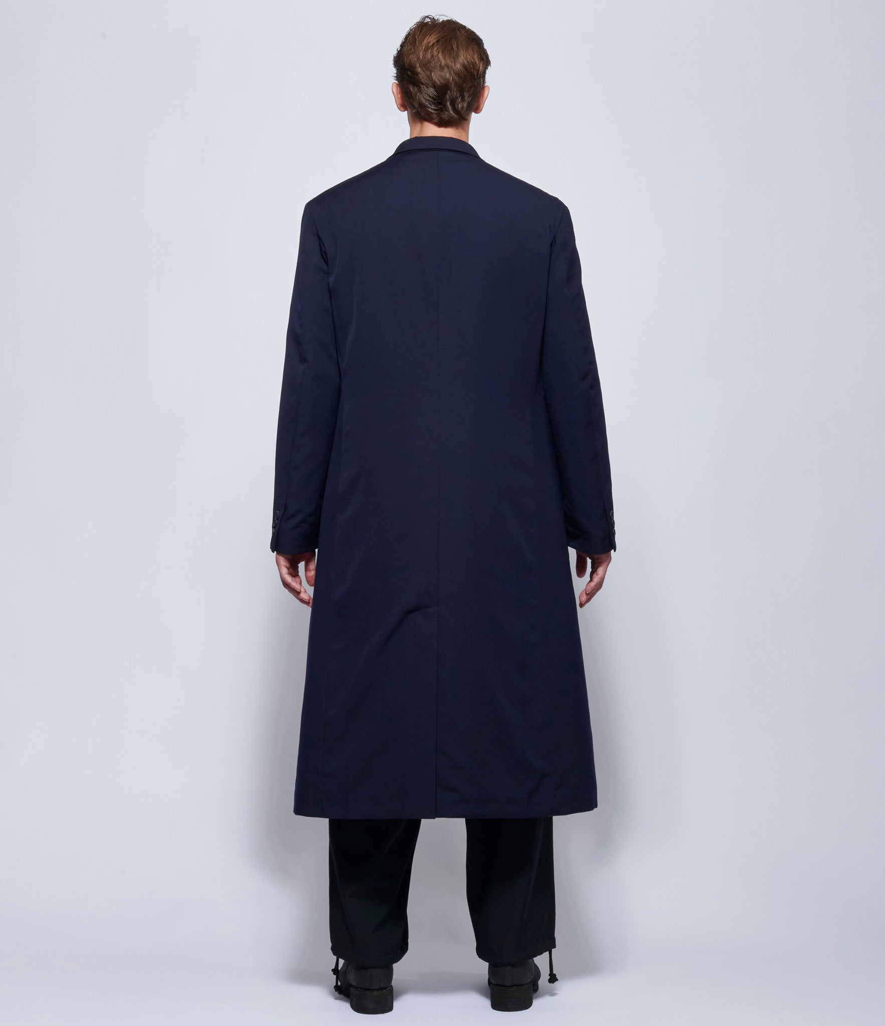 Yohji Yamamoto Mens One Button Jacket with Liner