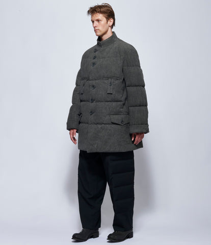 Yohji Yamamoto Mens Horizontal Padded Jacket