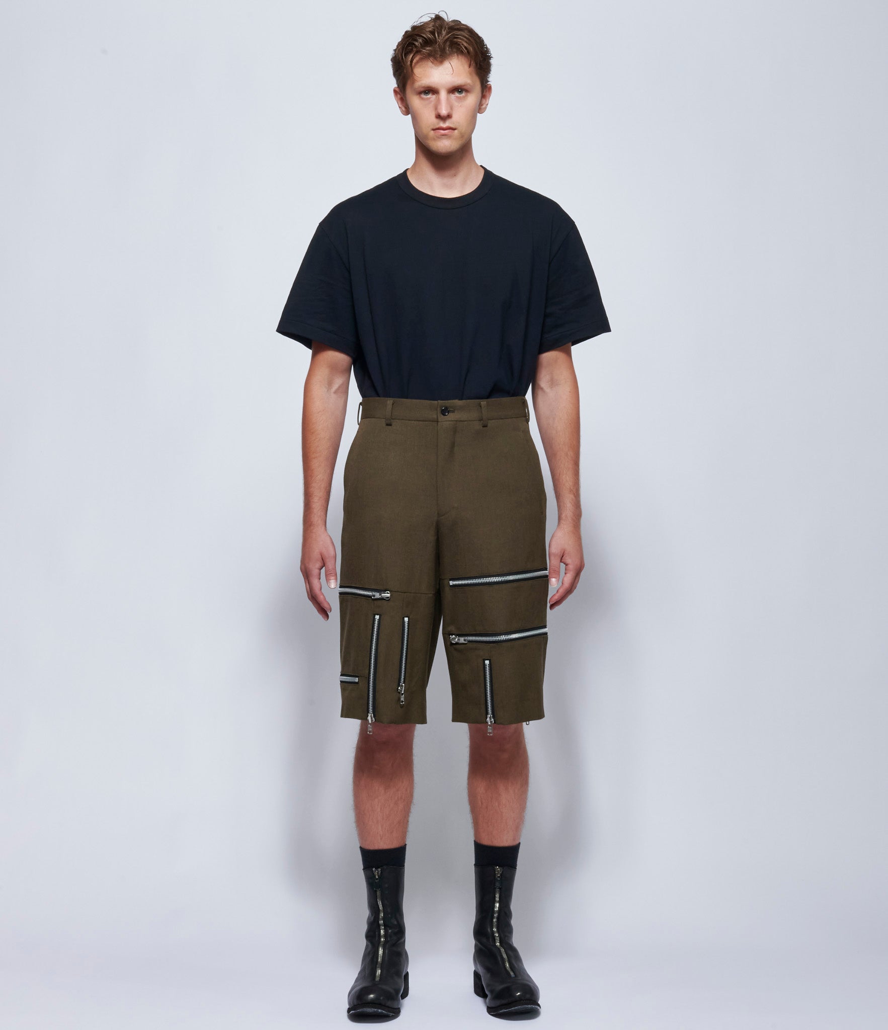 Comme Des Garcons Homme Plus Zipper Shorts