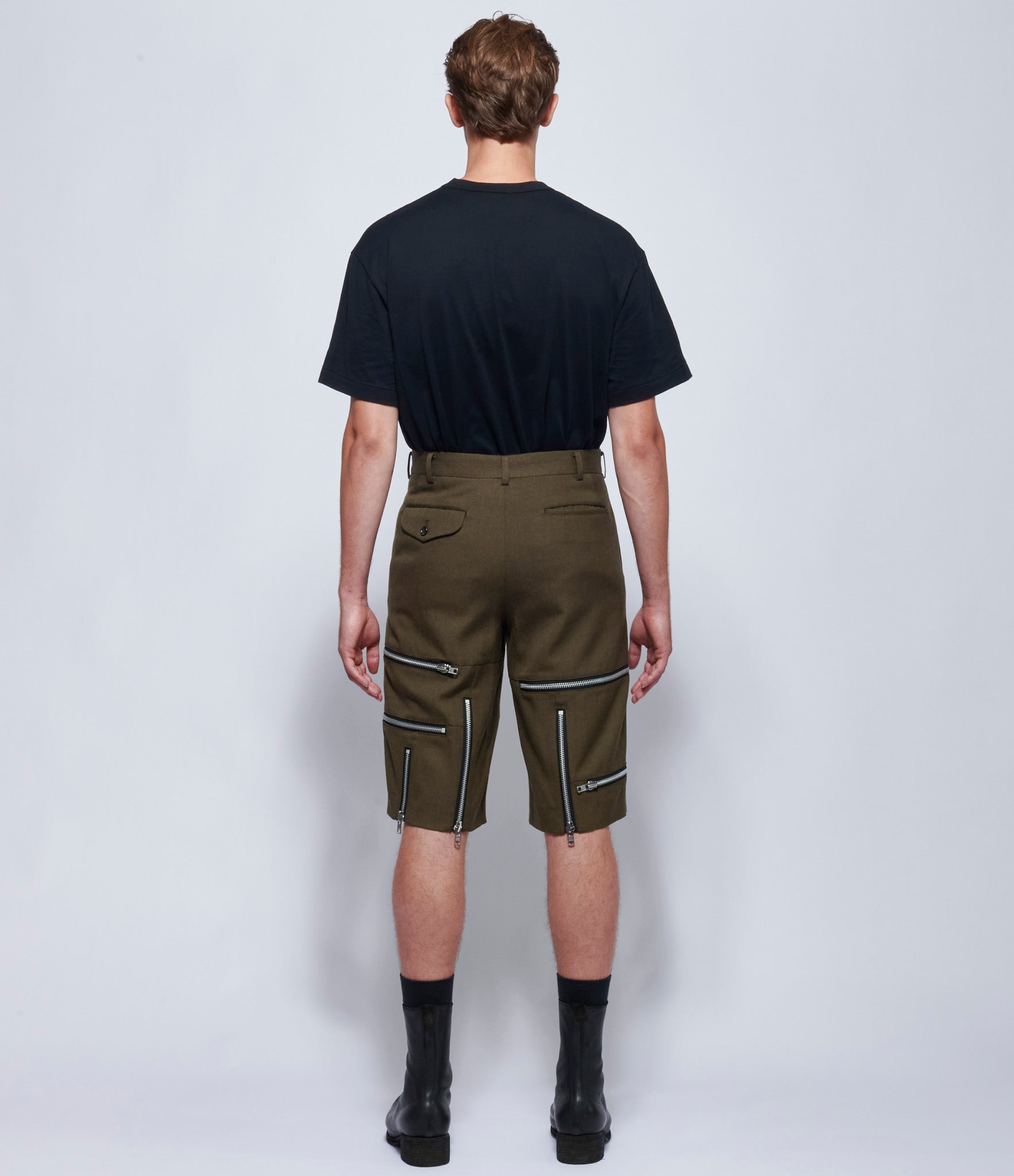 Comme Des Garcons Homme Plus Zipper Shorts