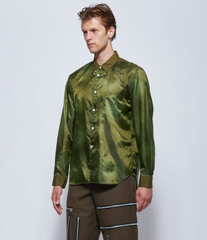 Comme Des Garcons Homme Plus Green Shirt
