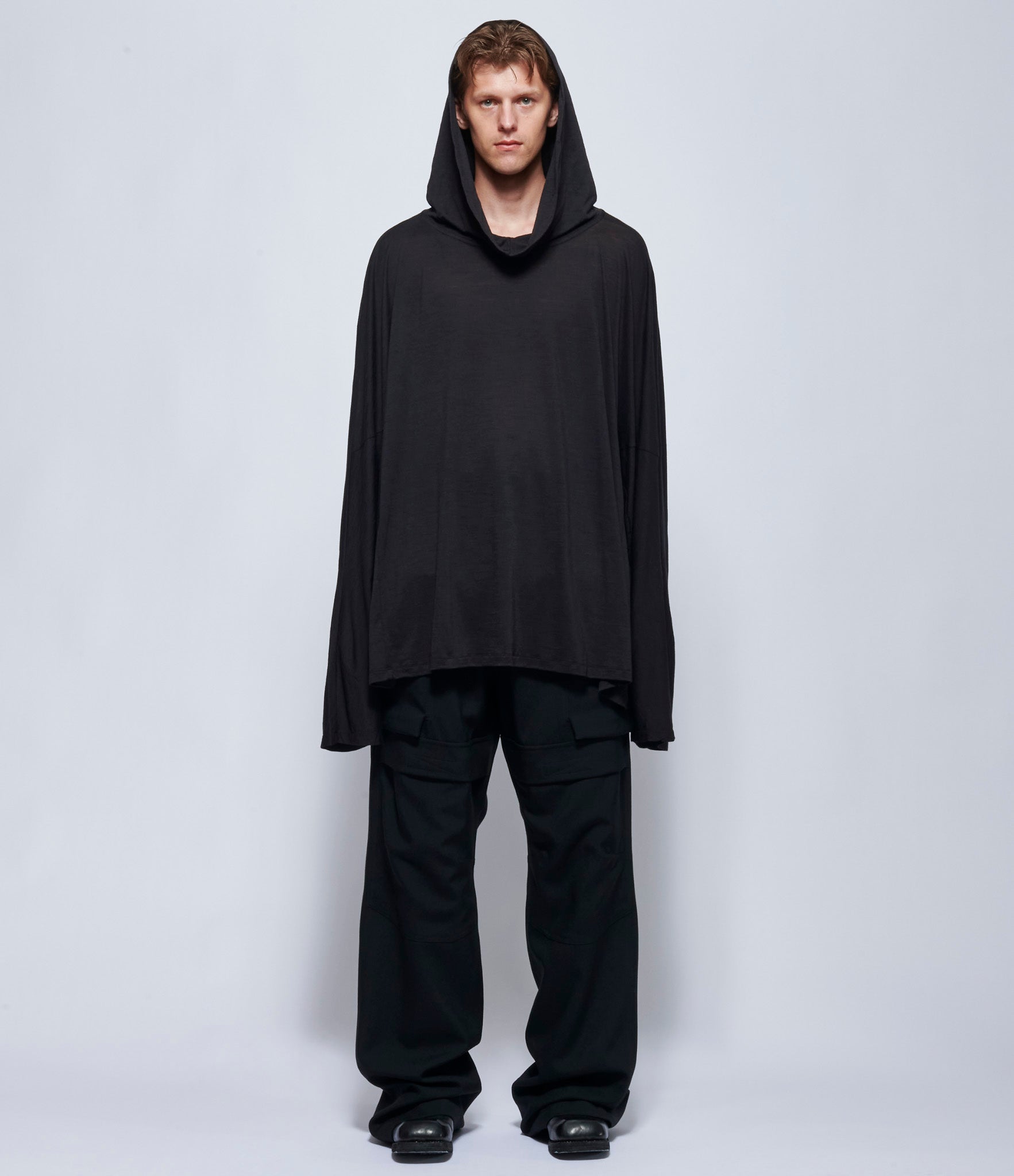 Rick Owens Mens Tunica Hooded Tunic