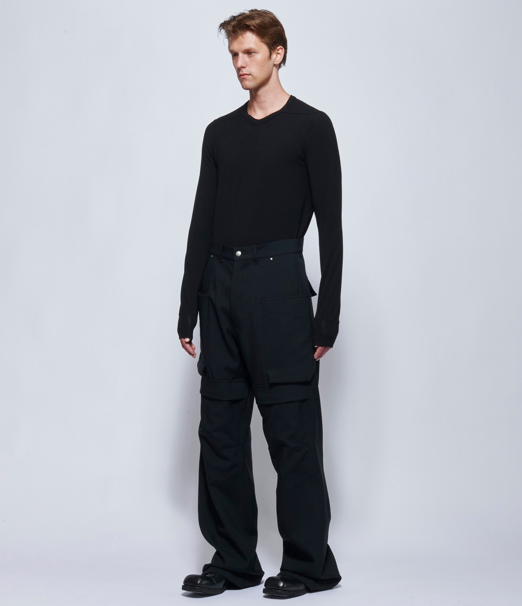 Rick Owens Mens Pantaloni Stefan Cargo
